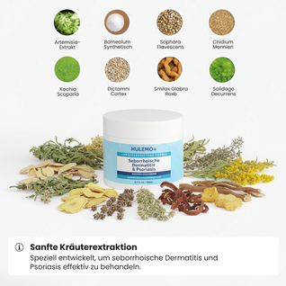 Hulemo® Die Lösung bei gereizter Haut und Schuppen